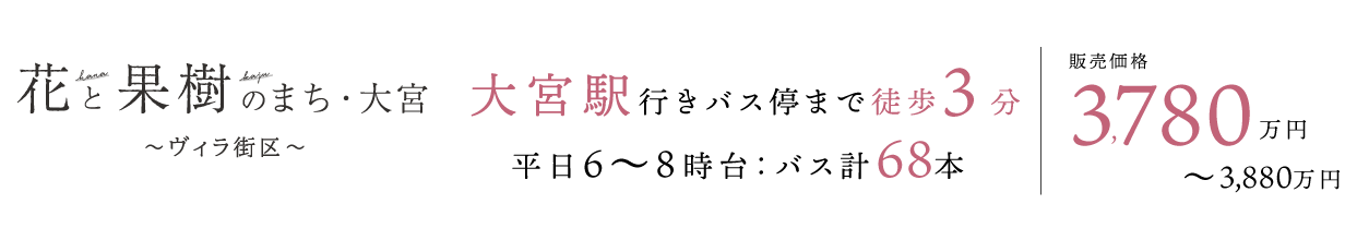 花と果樹のまち・大宮～ヴィラ街区～