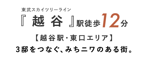 越谷みちニワPROJECT 3邸の景