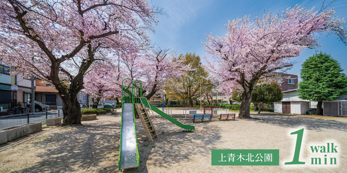 ※上青木北公園(徒歩1分/20m)