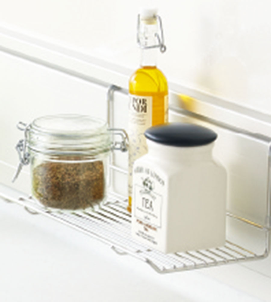 【レシピ立てにも使えるラック】