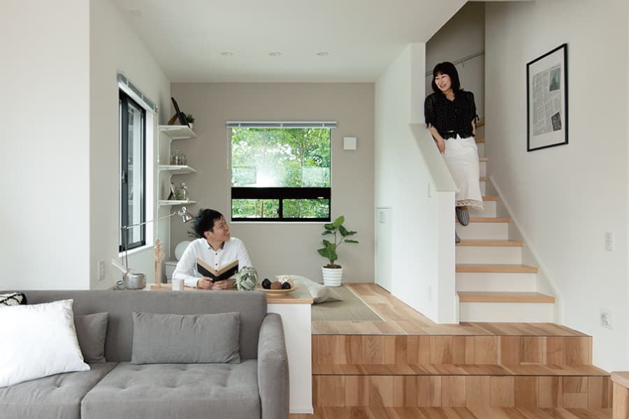 【リビングイン階段】