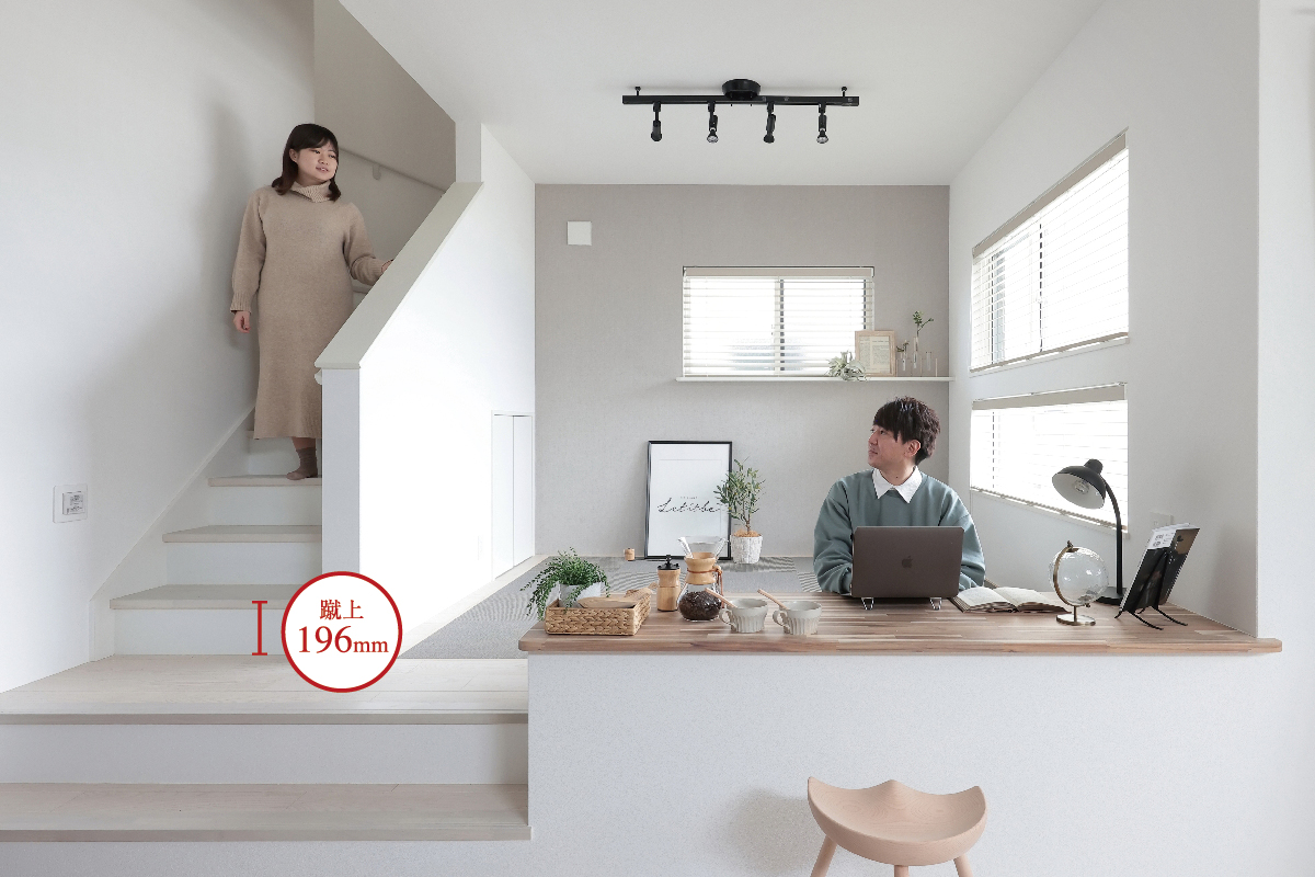 【リビングアクセス・16段階段】