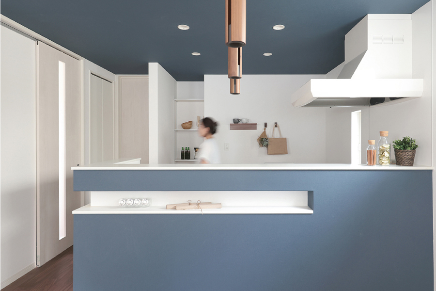 【ワイドオープンキッチン】