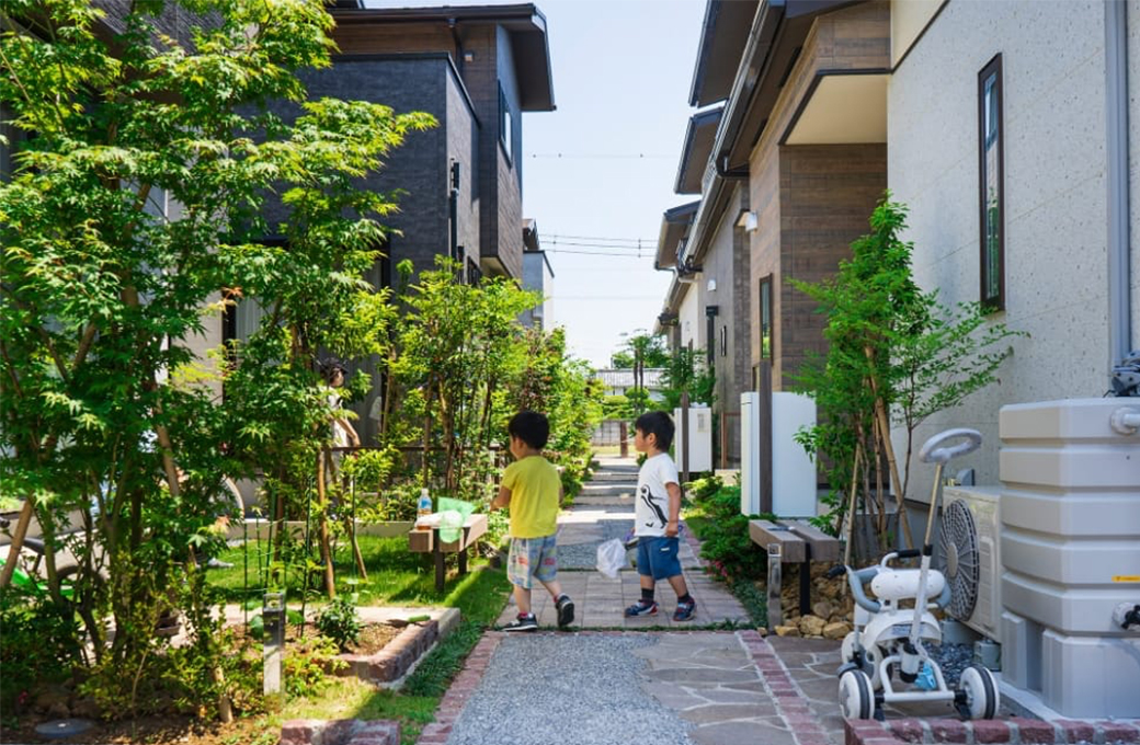 歩車分離による子どもの安全な居場所の確保