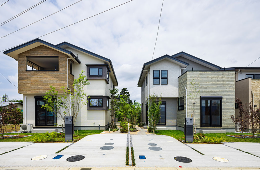 明確な機能と共有の意識を持たせた通り庭を構成