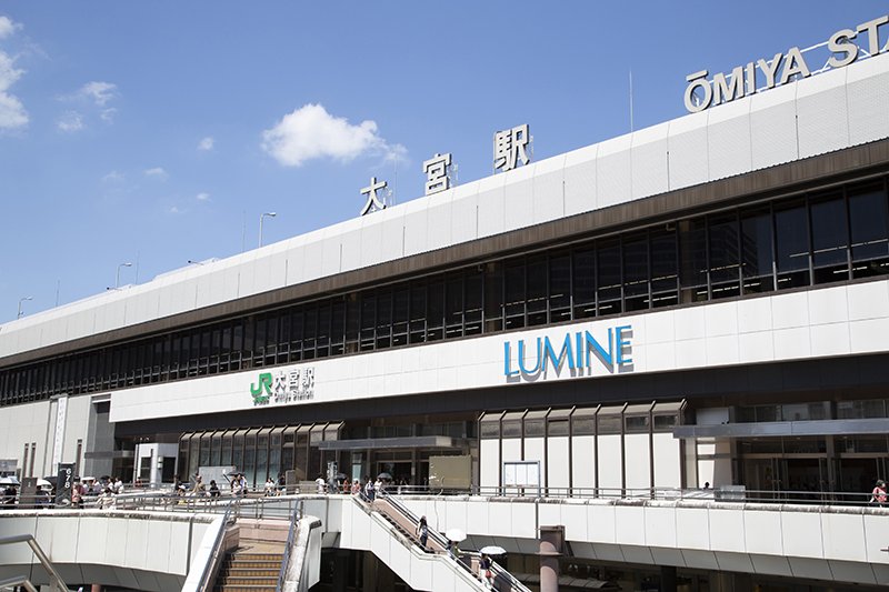 「大宮」駅 西口の様子